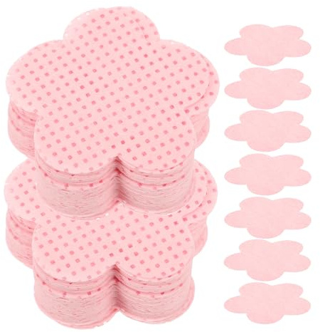 Baumwolle Fusselfreie Rosa Nagelreinigungstücher 200 Blatt | Herzförmig, für Salon und Zuhause, Praktische Reinigung, Süßes Design, Große Packung für Nägel