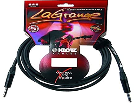 KLOTZ LaGrange - supreme gitarren kabel, mit sehr geringer Kapazität, dreifach geschirmt (3, gerade-gerade, nickel kontakt)