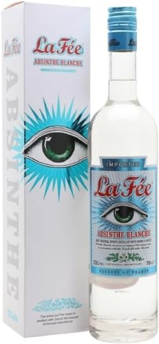 LA FEE - Absinthe Blanche Superieure - 53% Alcool - Origine : France : A déguster pur ou dillué avec de l'eau - Profil fin et subtil - Notes de Menthe & Réglisse - 70 cl