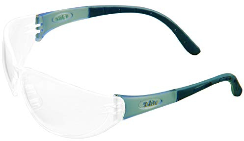 MSA 10038845 Arctic Elite Sightgard Indoor Humid Condition Safety Glass with Black Frame, Polycarbonate, Clear Anti-Fog Lens, Clear by MSA