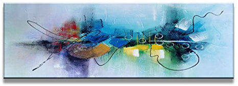 Visario Bild & Kunstdruck der deutschen Marke 120 x 40 cm ArtNr 5723 Bilder auf Leinwand Kunstdrucke Wandbild einteilig