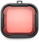 MASUNN Polarizador 3 Colores De Buceo Submarino UV Lente Filtro para Gopro Hero 3 +-Rojo
