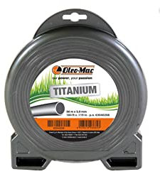 OLEOMAC Filo DECESPUGLIATORE Titanium Originale EMAK - EFCO Rotondo 3,5 MM, 41 MT