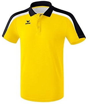 ERIMA Kinder Poloshirt Poloshirt, gelb/schwarz/weiß, 164, 1111828