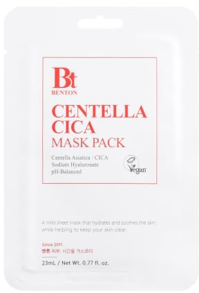 BENTON Auf Wiedersehen Rötung Centella Maskenpackung Packung mit 10