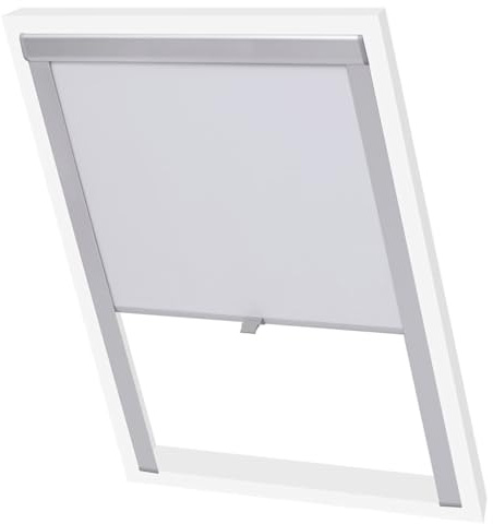 vidaXL Verdunkelungsrollo, Rollo, Weiß, PK08