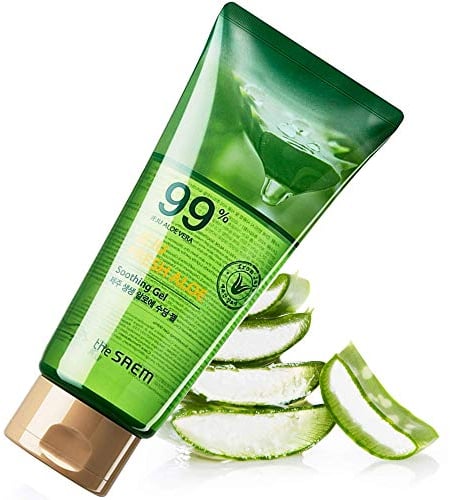 Natürliches Aloe Vera Gel 100 prozent Feuchtigkeitscreme für Gesicht, Körper - HaarGel, Pflege nach dem Sonnen - Sonnenbrand Koreanische Kosmetik After Sun Aloeveragel - 300 ml