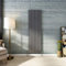 Acezanble∣Vertical Flat Panel Radiators Central Heating Anthracite Single Designer 1800x544mm