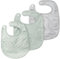 roba organic 3er Lätzchenset 'Lil Planet‘ frosty green, Jersey, Musselin, Baumwolle, GOTS, 23 x 30 cm