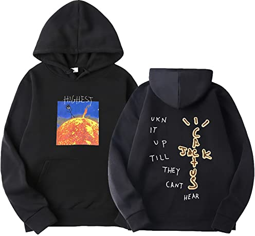 PIROIT Unisex Hip Hop Travis Scott Hoodie Sweatshirt Kaktus Jacke Männer Und Frauen Paar Hoodie S-3XXL Polyester Langarm Kapuze Relaxed Mit Kapuze SWEATSHIRT Unisex Hip-Hop Fans, Girls