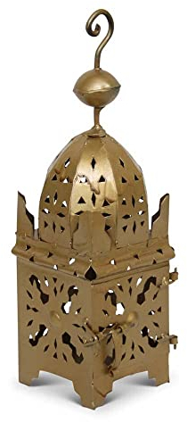 Marokkanische Laterne Gold Small Arub