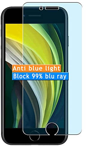 Vaxson 3 Stück Anti Blaulicht Schutzfolie kompatibel mit iPhone SE 3 (Gen 3) 2022 Display Bluelight folie folien Displayschutzfolie （ nicht Panzer Schutz Glas folie SchutzGlas nicht PanzerGlas ）