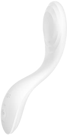 Satisfyer Rrrolling Pleasure G-Spot Vibrator | 2-in-1 Vibration & Clitoral Stimulation | Waterproof (IPX7) | Adult Sex Toy for Women | Clitoris Massager | Colour: White