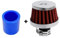 Simoni Racing ABTX Kit Pop-off con Mini Filtro Aria Conico Cromato per Abarth ed Alfa Romeo