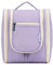 Trousse de Toilette Femme Voyage Trousse de Toilette à Suspendre pour Vanity Femme Sac de Toilette Accessoires (Violet (Moyen))