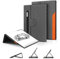 Ayotu Book Folio Case for Remarkable 2 Paper Tablet 10.3 2020 Released, Premuin Fabric Smart Cover with 360 Degree Rotatable Stand and Stylus Pocket, Only for Remarkable 2, Gray & Orange