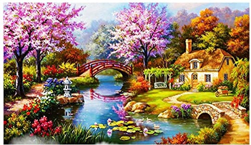 Rubye Diamond Painting Erwachsene Kinder [Mega Landschaft] - Diamond Painting Bilder - Diamant Painting - DIY Bilder - Full Diamant Bilder Set – Wall, Room, Home Decoration (90 cm x 40 cm)