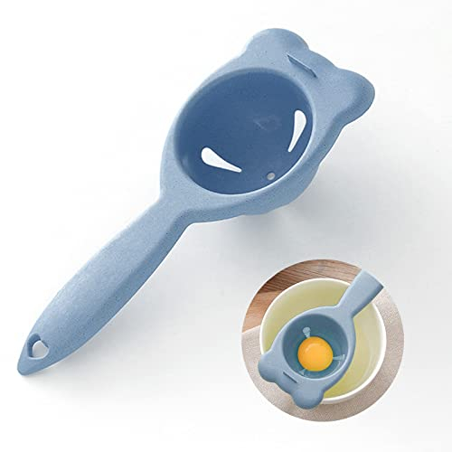 Egg Separator Egg Yolk White Separator, Eggs White Yolk Filter Separators, Eggs Extractor Tool for Kitchen Baking Gadget Blue