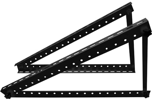 Avoltik Balkonkraftwerk Halterung I Solarpanel Halterung bis 118 cm, Neigungsverstellbar 0-90° I Ideal für Dach, Balkon & Boden