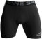 Rane Sports Herren Funktion Kompression Shorts, Schnelltrocknendes Baselayer Unterhose Tights Kurz, Atmungsaktive Laufhose mit Seitentaschen Tights Schwarz 2XL
