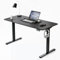 ERGOMAKER Höhenverstellbarer Schreibtisch 140x60cm,Schreibtisch Höhenverstellbar Elektrisch mit Memory-Funktion,Ergonomischer Tisch Höhenverstellbar,Schwarz