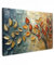MuchoWow© Bilder Groß 120x80 cm XXL Wohnzimmer Deko Modern Wandbild Kunstdruck auf Leinwand Bild Schlafzimmer über Bett Room Decor Geschenke Kunst - Laub - Braun - Modern - Natur