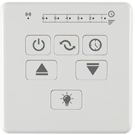 CasaFan FNK ECO Hotel B Commande murale sans fil Ventilateur de plafond à économie d'énergie