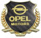 WERTYUV 2Stück Auto Emblem Aufkleber, für Opel Calibra Campo Cascada Combo Commodore Corsa Crossland rostfrei langlebiges Front Motorhaube Kofferraum 3D Selbstklebende Ersatz Dekoration,B