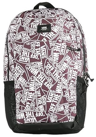 Vans Mochila Disorder con compartimento principal de 24 L, para computadora de hasta 15, correas acolchadas y bolsillos para botella