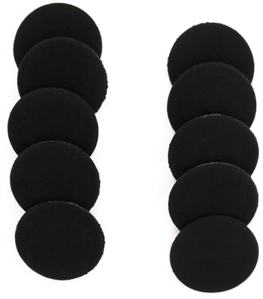 Ersatz-Ohrpolster aus Schaumstoff, 35 mm, 40 mm, 45 mm, 50 mm, 55 mm, 60 mm, 65 mm, 10 Stück