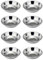 KGDUYC Ciotoline da Snack - 8 pcs 8 cm Mini Ciotole Per Salsa,Ciotola Rotonda Piccola In Acciaio Inox,Applicabile a Ciotole Per Sushi, Ciotola Di Condimento, Ciotole Da Portata Per Salse, Sushi,Snack