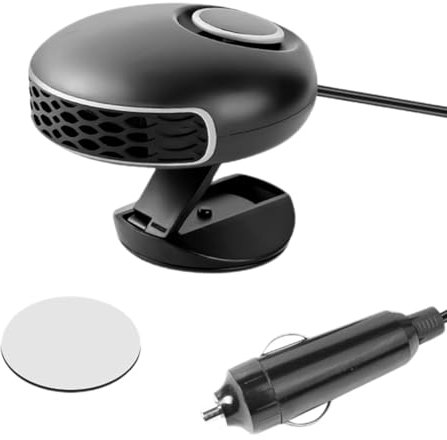 Chauffage intérieur de voiture, chauffage d'espace pour voiture - Ventilateur désembueur à chauffage rapide 12 V avec support pliable | Chauffage d'hiver pour Automobile, pour camping-car, SUV, mini-f