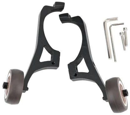 ziyany Teile für Elektroroller Handstand kompatibel mit Ninebot Max G30 G30D G30LP Elektroroller, zusätzliches kleines Rad, umgekehrte Klapphalterung