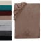 Visaggio Cashmere Touch Plüsch Spannbettlaken Premium Flauschiges Winter Nicky Teddyplüsch Spannbetttuch Bettlaken 180x200-200x200 cm Nougat Braun