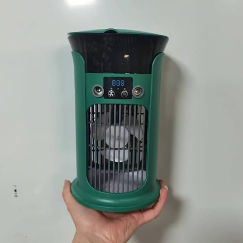 Ventilador portátil para aire acondicionado, enfriador de aire alimentado por USB, humidificador, mini enfriador de aire personal, ventilador ultrasilencioso para familia, viajes, oficina
