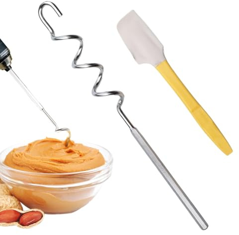 Marmeladen-Rührwerkzeug – Edelstahl-Rührgerät zum schnellen Mischen, handgehaltener Nussbutter-Rührer, Haushaltsküchen-Rührgerät für Nussbutter, Honig und Saucen