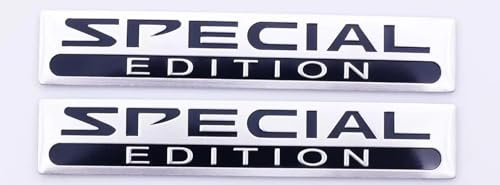 2 adesivi 3D Special Edition in alluminio e metallo, con logo XCBW