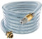 Poppstar Tuyau d'aspiration en PVC 7m avec crépine en acier inoxydable et clapet anti-retour en laiton 1 (ID 25mm / AD 33mm, épaisseur de paroi 4mm), bleu