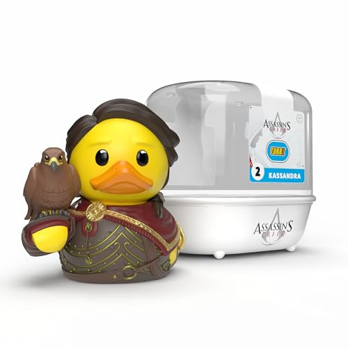 TUBBZ Première Édition: Assassins Creed – Kassandra Figurine Canard Cosplay en Vinyle – Produit Officiel de Collection pour Les Fans de Assassins Creed