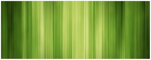 Wallario Küchenrückwand selbstklebend 115 x 50 cm, Motiv: Grün und schwarz gestreift - Abstraktes Streifenmuster | Spritzschutz abwischbar & pflegeleicht