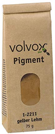 Volvox Farbpigment, 75 g gelber Lehm