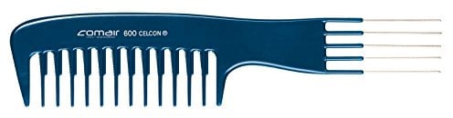 Comair 7000365 Griffkamm 600 spezial mit Gabel aus Profi-Line, blau