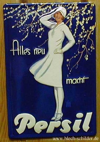 Blechschild Persil Alles neu macht Persil Schild Werbung