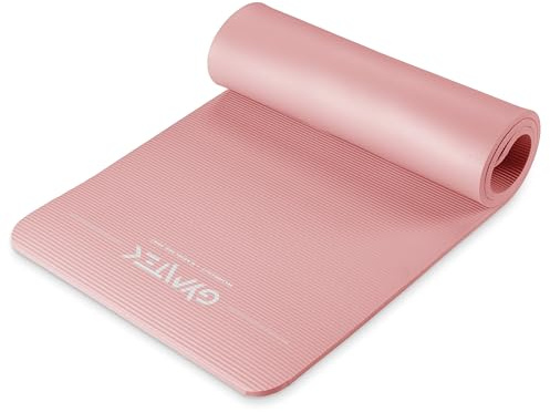 Queenfit NBR Yogamatte - Trainingsmatte 180x61cm - Fitness - Gymnastikmatte - Tragegurte - Pilates - Sportmatte - 1,5cm Dick - Abwertung der Bewegung - Aerobic