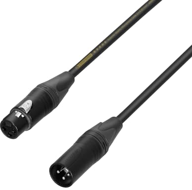 Adam Hall Cables 5 Star MMF 0500 - Microphone Cable, Neutrik XLR female x XLR male, 5 m