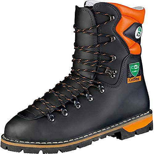 treemee Forstschutz Schnittschutz Stiefel EIBE mit Stahlkappe Klasse 2, 35520
