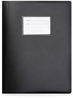 ARPAN Porte-documents à couverture souple Noir A4 104 pochettes 208 pages DB10BK-OR 30 x 2 x 23 cm
