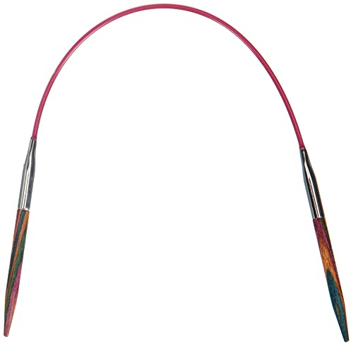 KnitPro K20988 Rundstricknadel, Wood, Mehrfarbig, 4 mm