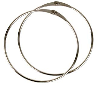 BigDean 2x Warenring Schlüsselring 150mm Ring mit Schnellverschluss