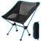 EXTSUD Chaise de Camping Pliante Portable Chaise de Pêche Compact Ultra-légère avec Sac de Transport pour Randonnée, Barbecue, Pique-Nique, Plage, Plein air, Max Charge 150 kg